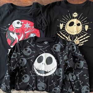 Black Nightmare Before Christmas T-Shirts - Kids